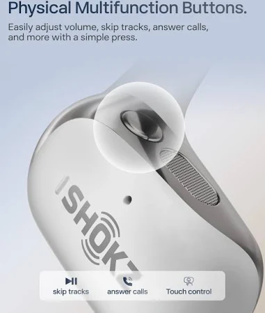 AFTERSHOKZ OPENFIT 2+ OPEN EAR TRUE WIRELESS EARBUDS GREY T921 - Image 4