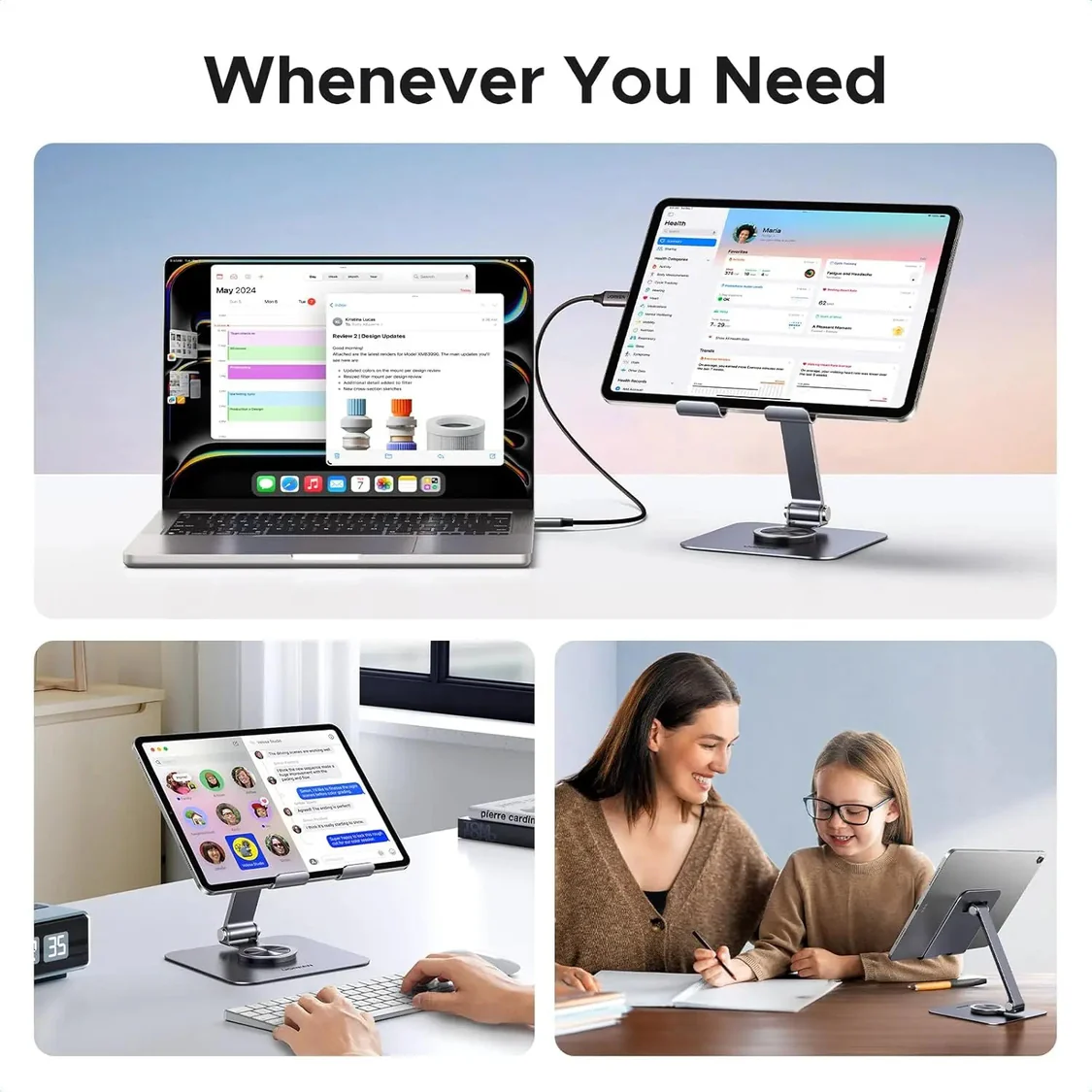 UGREEN IPAD DESKTOP 7 TO 13 METAL HOLDER 40996 - Image 5