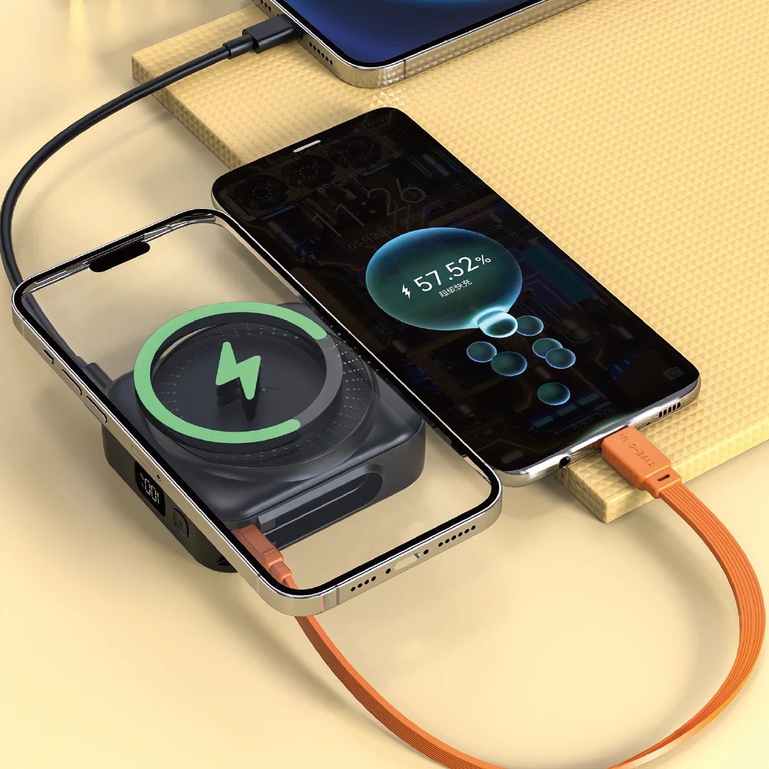 PAWA MAG MINI 10000MAH MAGSAFE POWERBANK BLACK PW-PB10220M-BK - Image 2
