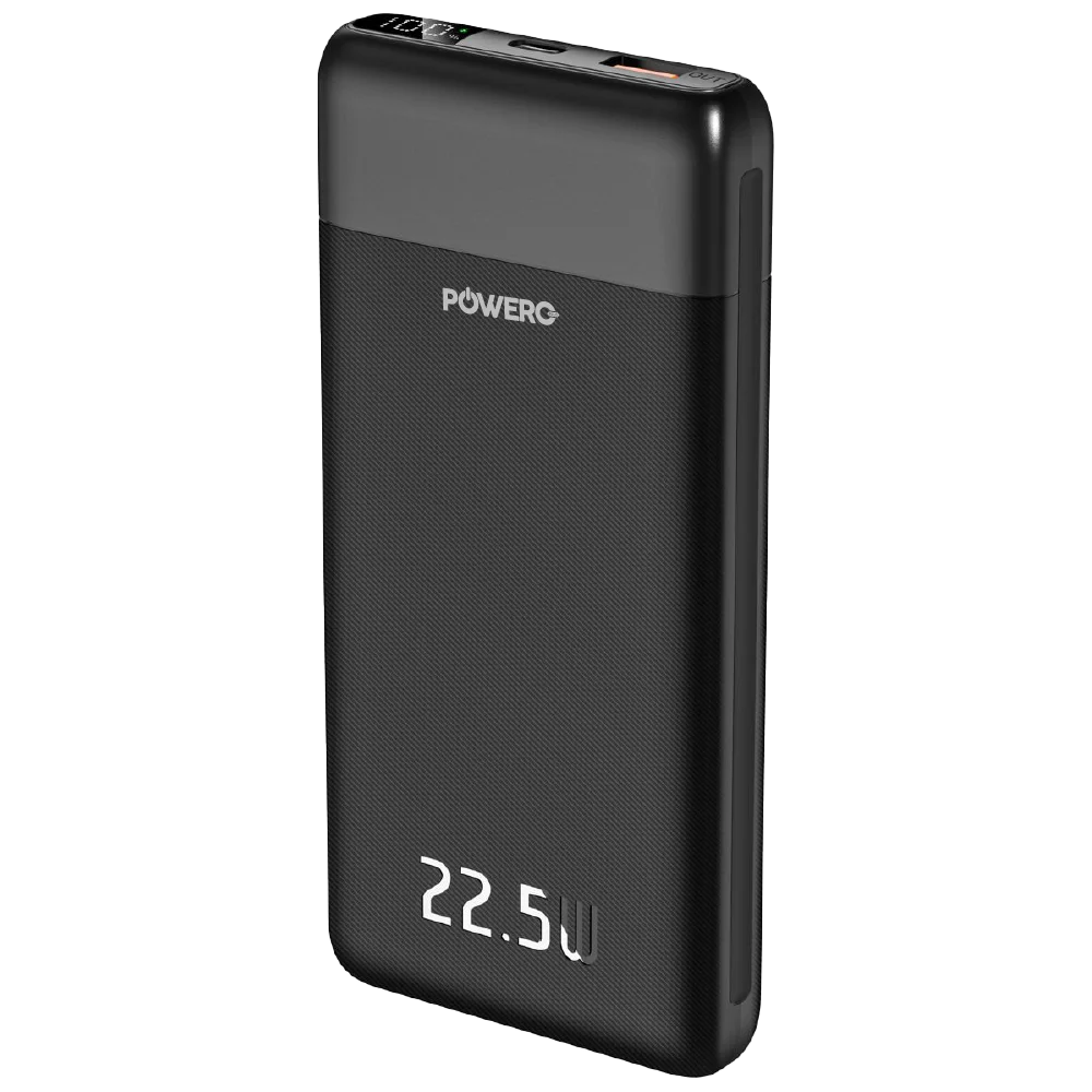 POWERO PLUS ENCORE MAX POWER BANK 10000MAH WITH DIGITAL DISPLAY 22.5W BLACK PR-PBDPPD10-BK - Image 3