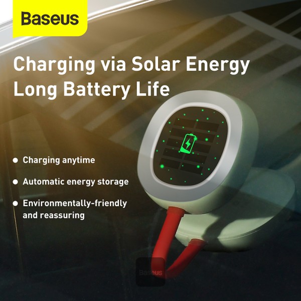 BASEUS IN CAR SOLAR READING LAMP WHITE CRYDD02-02 - Image 3