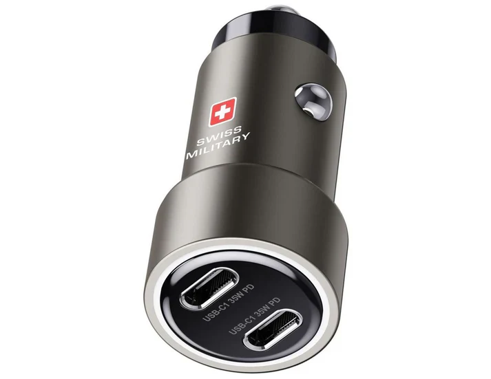 SWISS MILITARY CAR DRIVE 70W SUPER FAST CHARGER WITH USB-C TO USB CABLE - Image 2