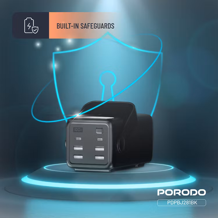 PORODO LARA 50000MAH POWER BANK PD20W BLACK PDPBJ281BK - Image 6