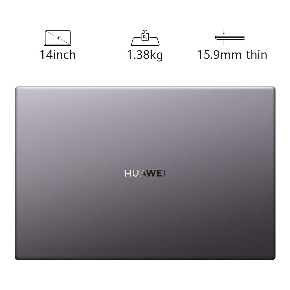 HUAWEI MATEBOOK 14 INCH RAYZEN 5 8GB/256GB SPACE GRAY WDH9 - Image 4