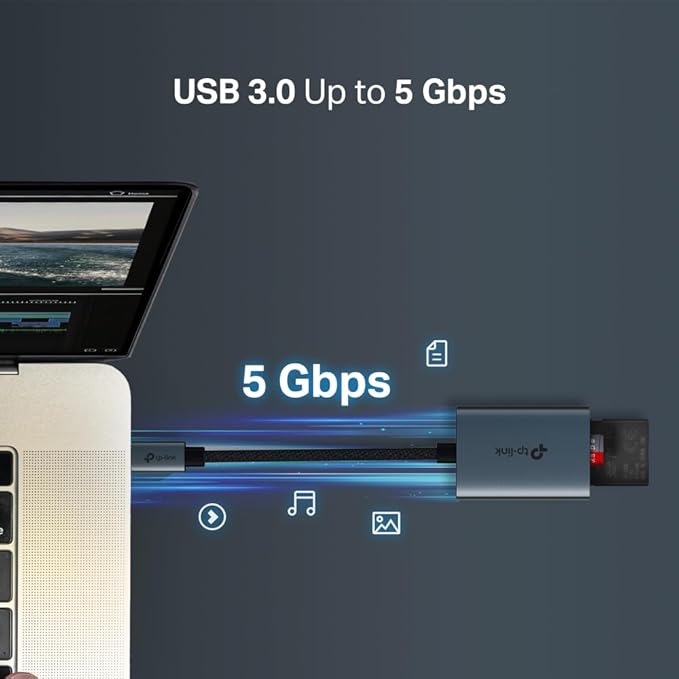 TP-LINK USB 3.0 TYPE-C TO SD& MICRO SD CARD READER UA430C - Image 5
