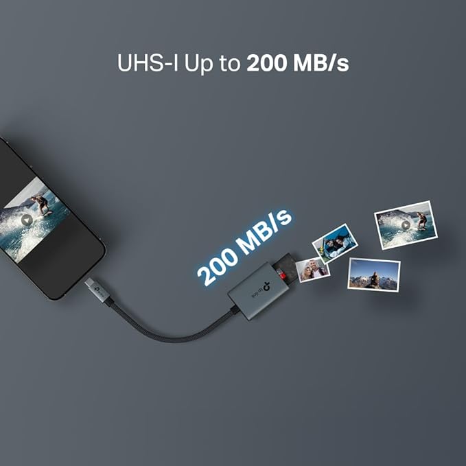 TP-LINK USB 3.0 TYPE-C TO SD& MICRO SD CARD READER UA430C - Image 6