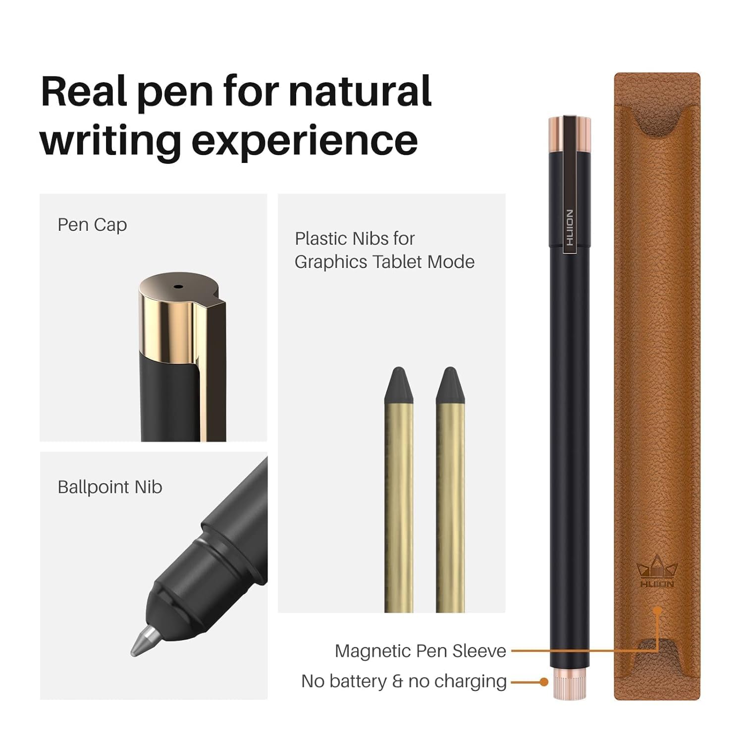 HUION NOTE X10 A5 SIZE WORK BOOK MEMENTO DIGITAL NOTEBOOK BROWN - Image 8
