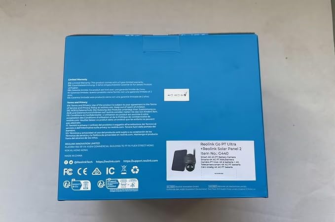 REOLINK 8MP ULTRA HD 4K OUTDOOR WIFI 6BATTERY PT CAMERA KIT BWPT4K07SPW - Image 3