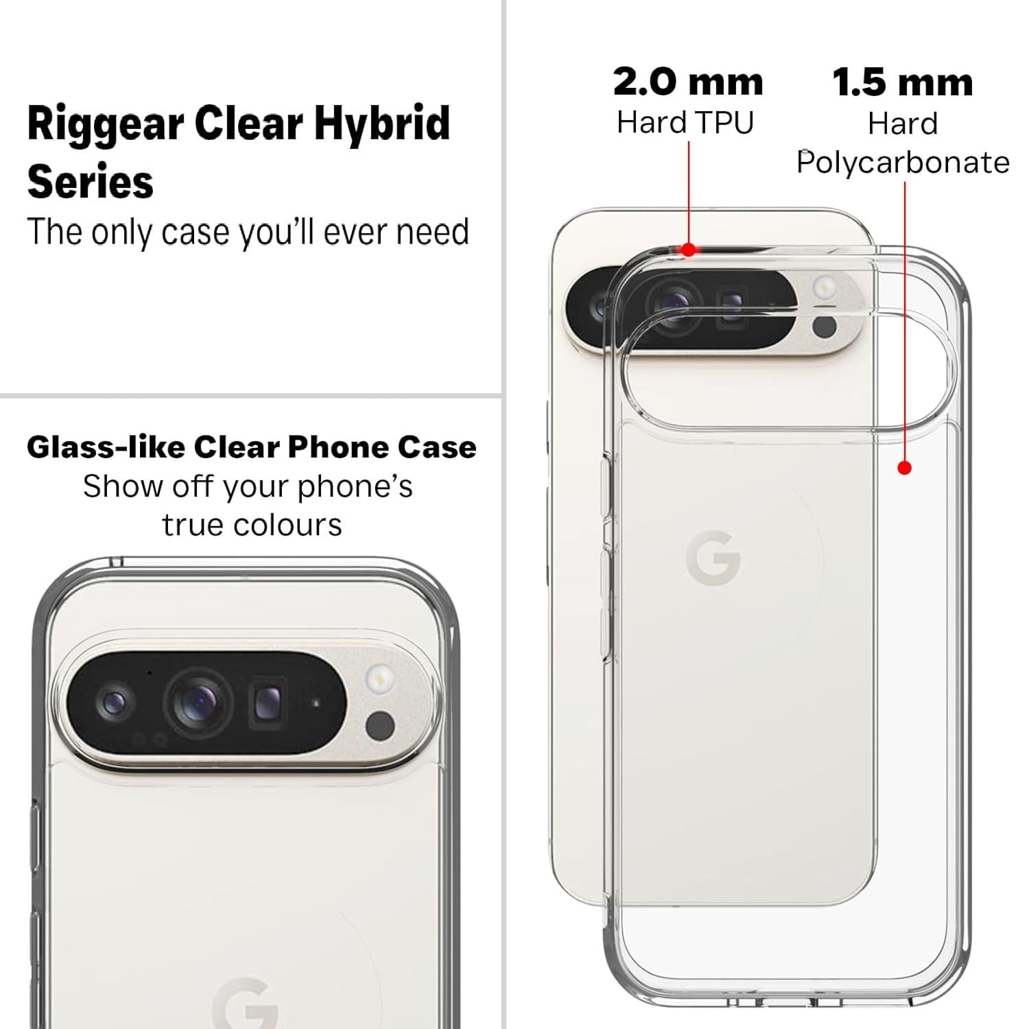 LIKGUS GOOGLE PIXEL 10 PRO XL CASE CLEAR - Image 3