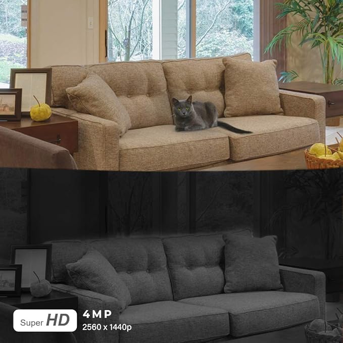 REOLINK WIFI SERIES 4MP SUPER HD PAN & TILT WIFI CAMERA WCEP4MP04PT - Image 3