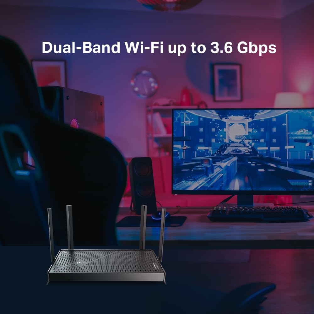TP-LINK BE3600 DUAL BAND WI-FI 7 GAMING ROUTER ARCHER GE230 - Image 6