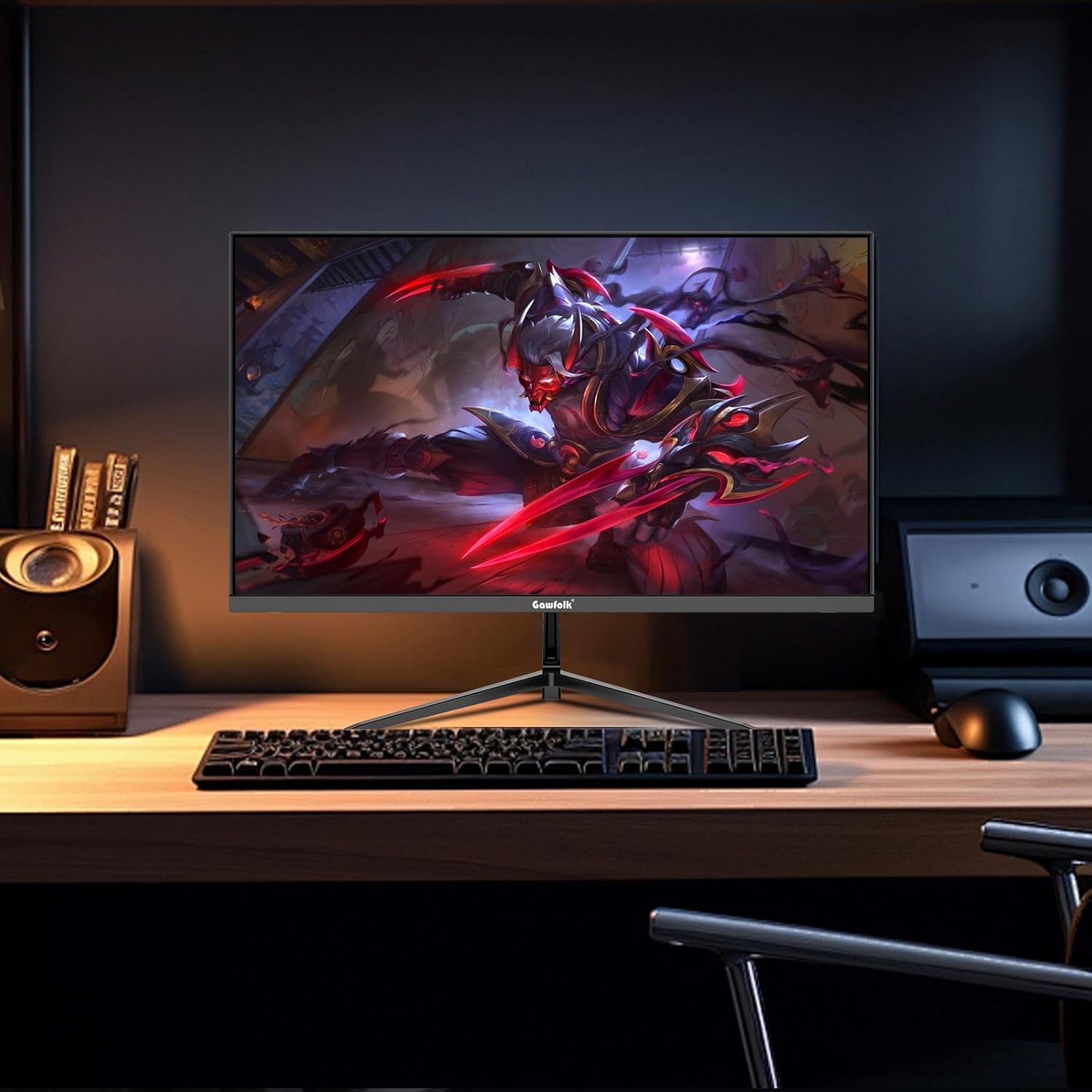 GAWFOLK 27 INCH 2K 165HZ 2560*1440 VA PANEL FLAT MONITOR BLACK GF270L - Image 7