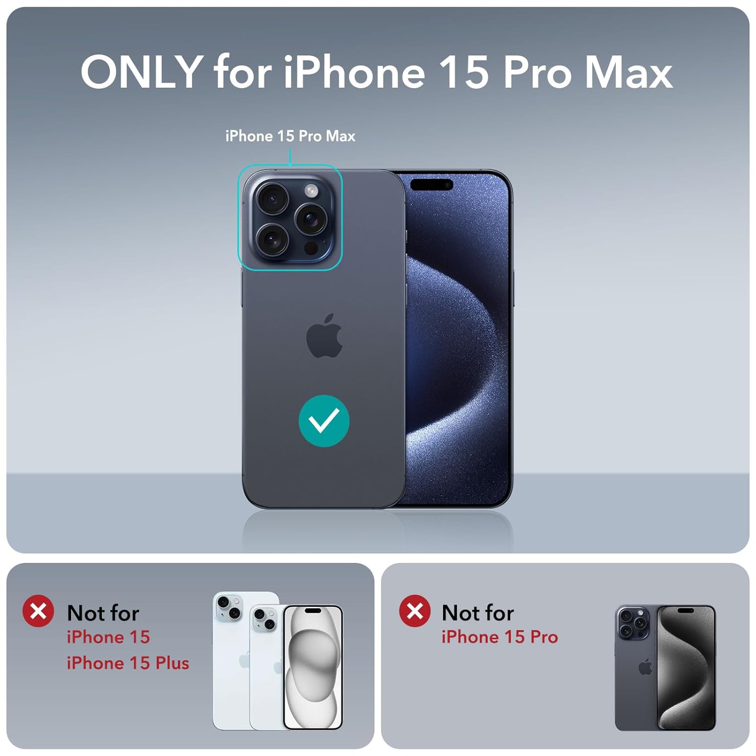ESR IPHONE 15 PRO MAX BOOST KICKSTAND CASE BLACK - Image 2