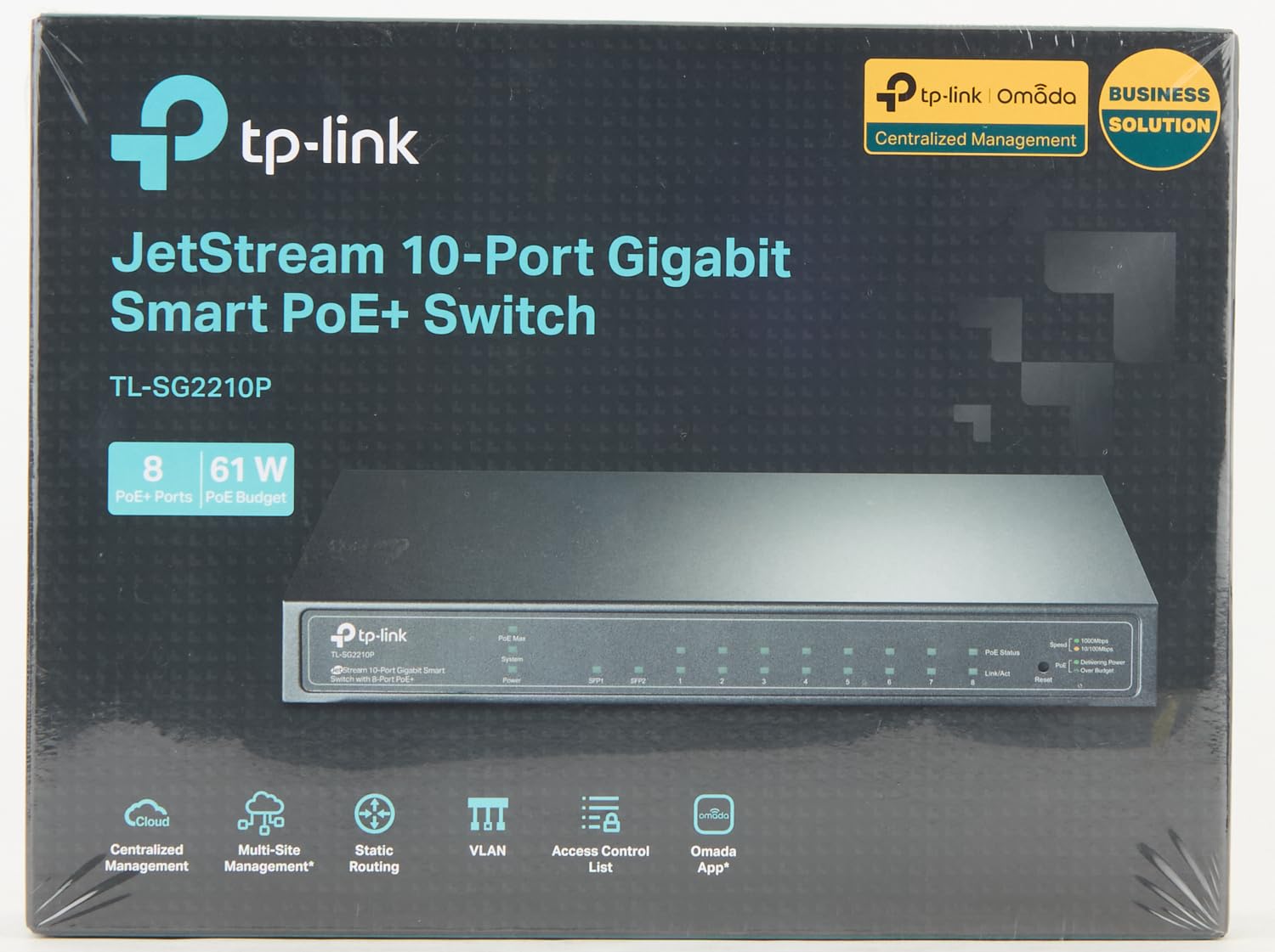 TP-LINK 10 PORT GIGABIT SMART POE SWITCH TL-SG2210P - Image 5