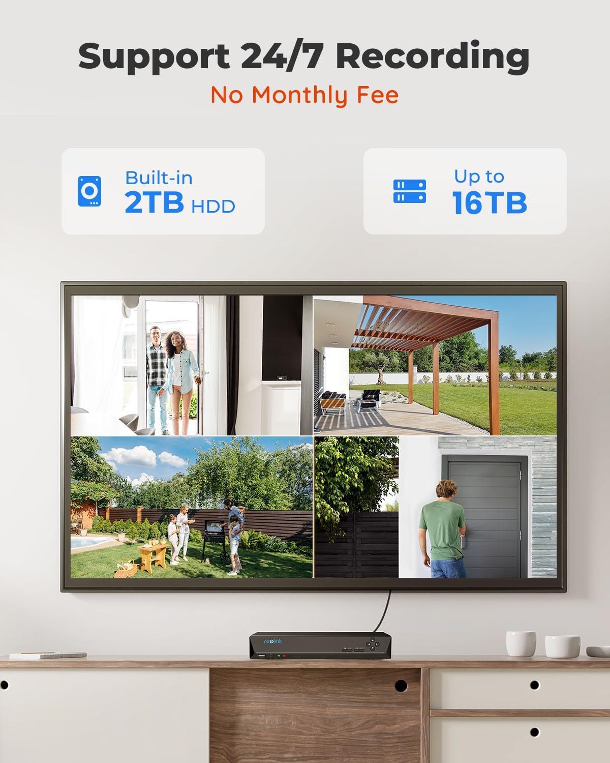 REOLINK PRO SERIES 5MP SUPER HD POE SECURITY CAMERA P320 PC510AB2KO1 - Image 5