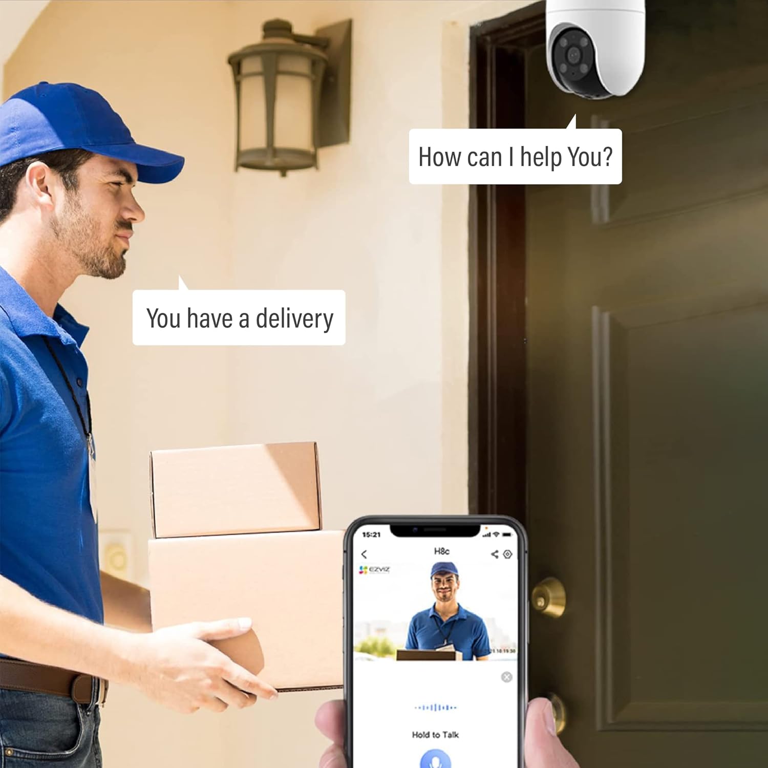 EZVIZ SMART HOME 3K CAMERA H8C PRO CS-H8C-R200 1J5WKFL - Image 6