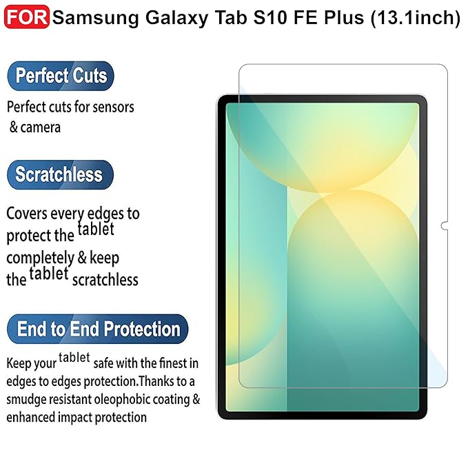 SAMSUNG GALAXY S10 FE PLUS CLEAR GLASS SCREEN PROTECTER - Image 3
