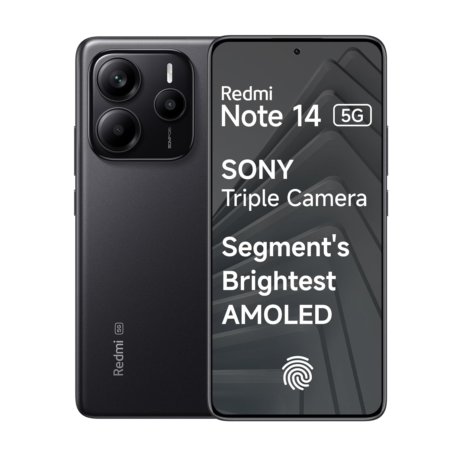 MI REDMI NOTE 14 5G 8GB RAM 256 ROM MIDNIGHT BLACK - Image 2