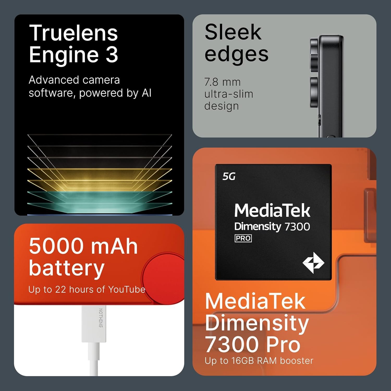 NOTHING PHONE 2 PRO 8+128GB ORANGE - Image 5