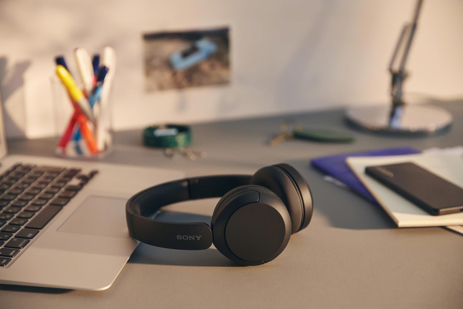 SONY WIRELESS ON EAR HEADPHONE BLACK WH-CH520 - Image 6