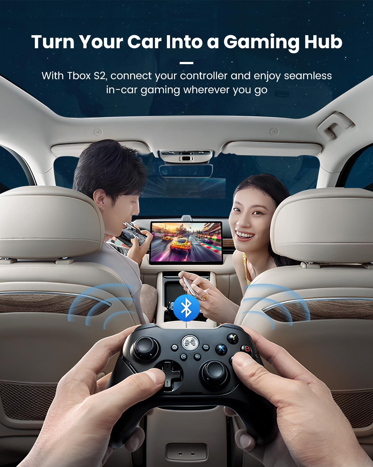 CARLINKIT AI BOX T-BOX S2P 4+64GB CARPLAY ANDROID 13.0 AUTO WIRELESS ADAPTER BLACK CPC200-TBOX-S2P - Image 5