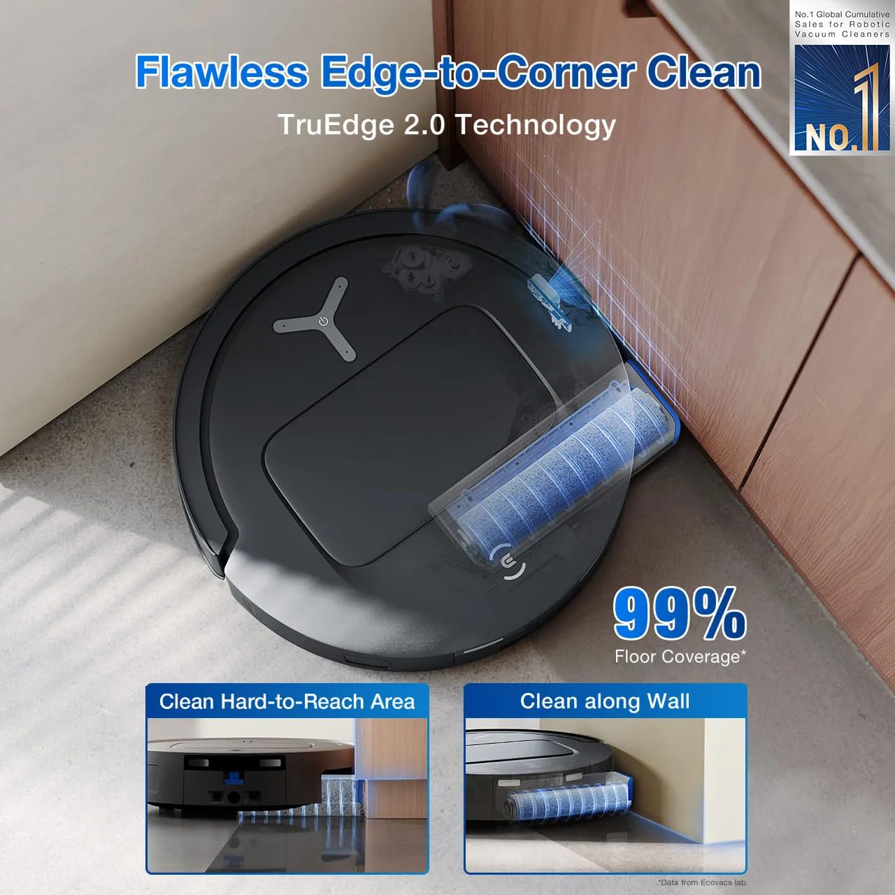 ECOVACS DEEBOT T50 PRO OMNI ROBOT VACUUM CLEANER DDX67 - Image 4