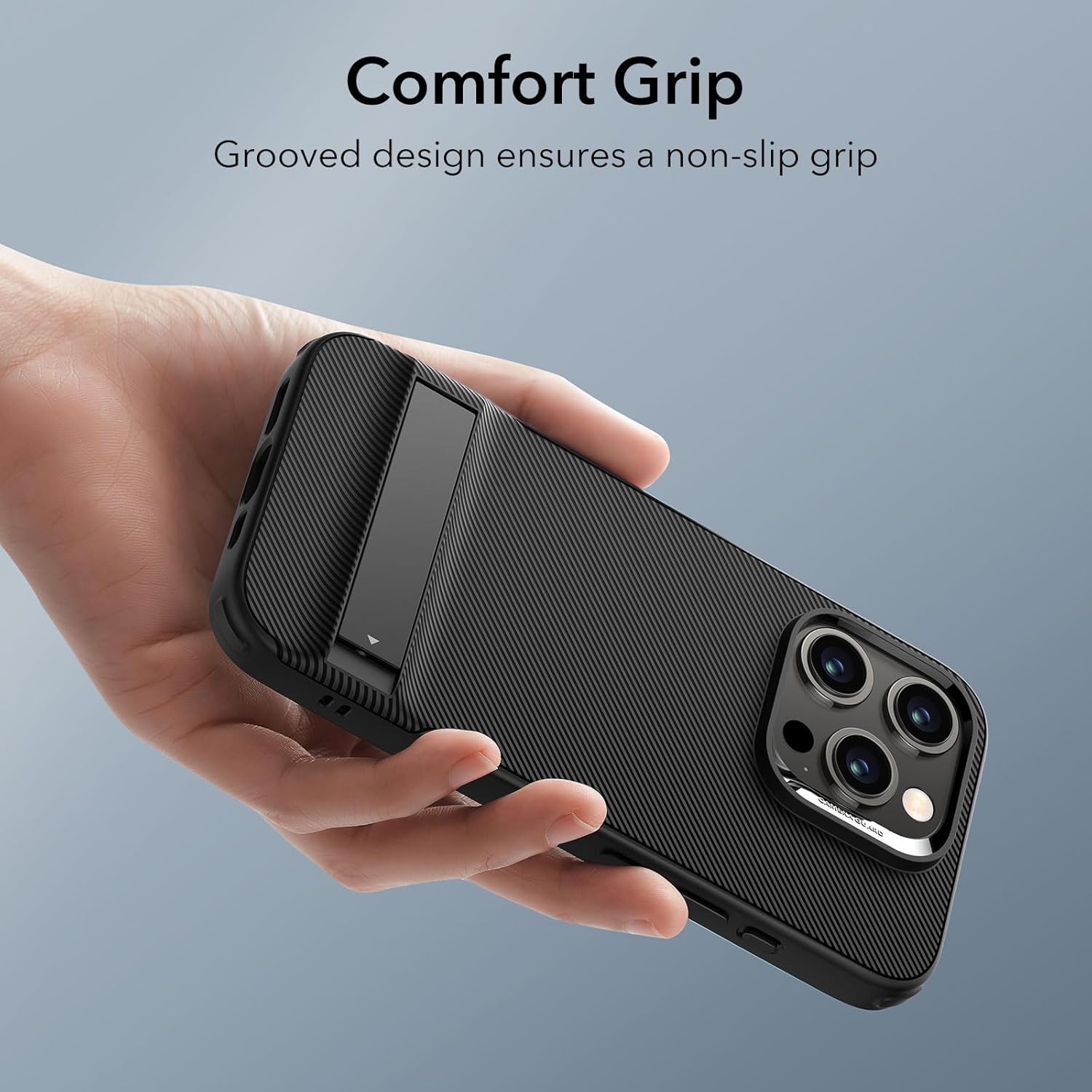 ESR IPHONE 15 PRO MAX BOOST KICKSTAND CASE BLACK - Image 8