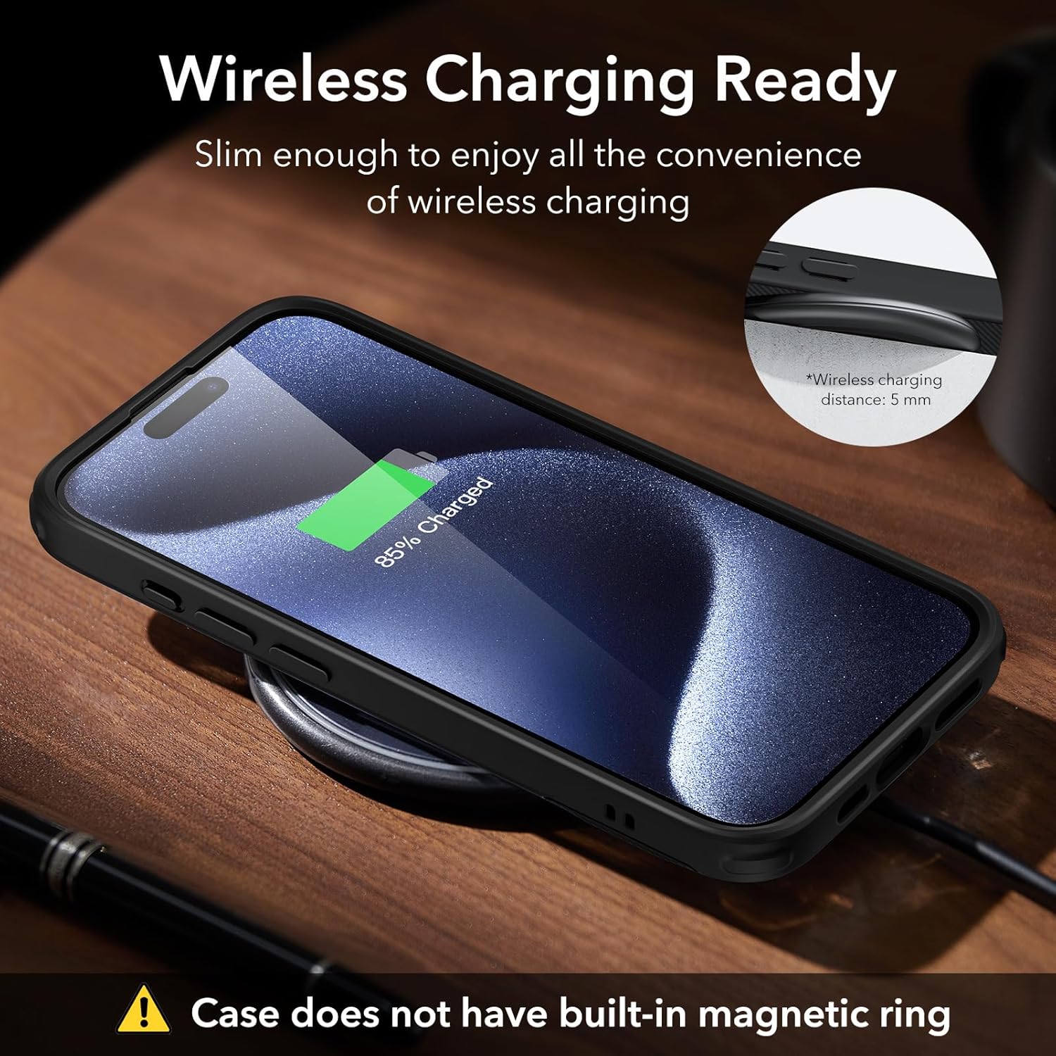 ESR IPHONE 15 PRO MAX BOOST KICKSTAND CASE BLACK - Image 6