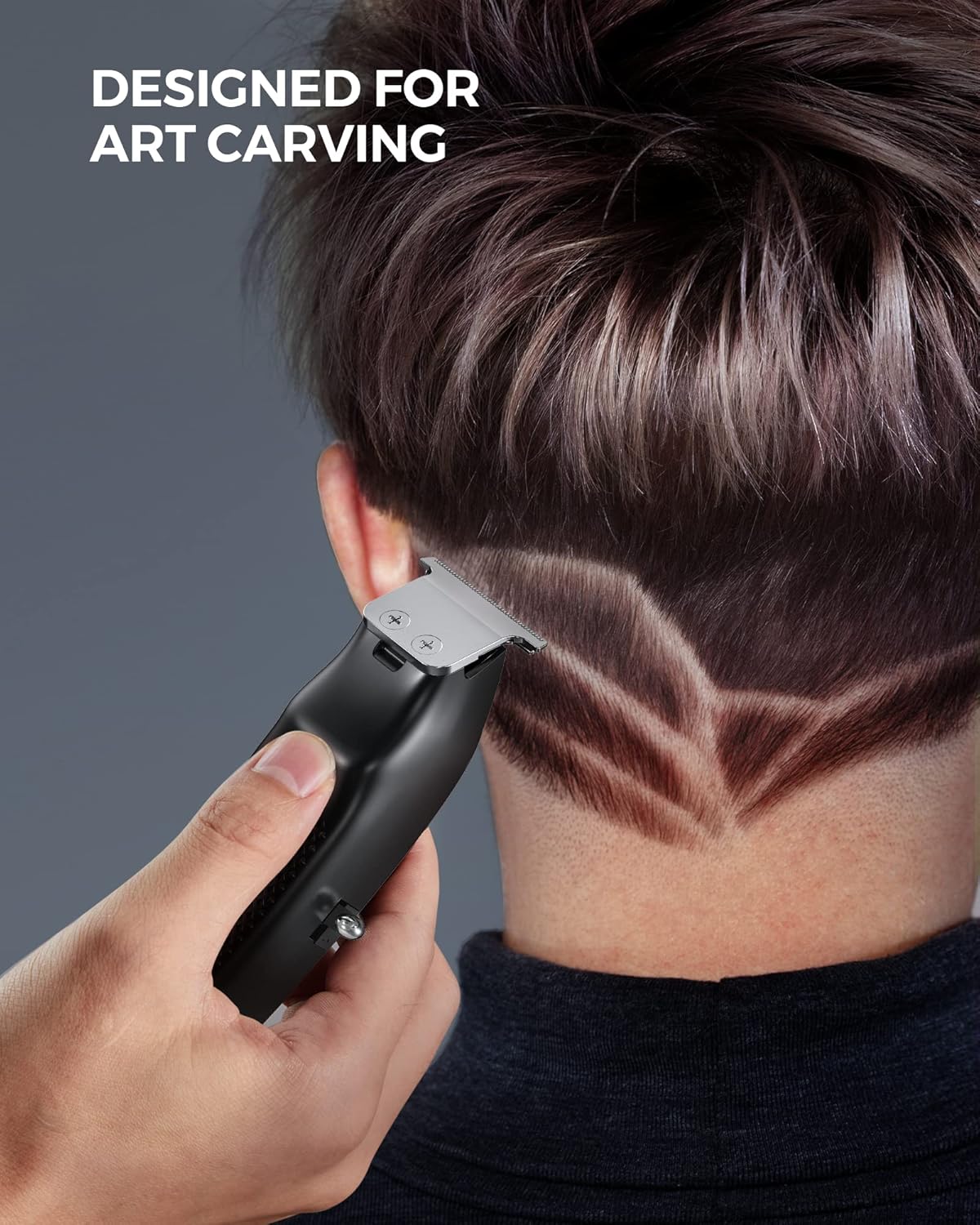 GLAKER PROFESSIONAL HAIR CLIPPERS AND T-BLADE TRIMMER BLACK K11S+I11 - Image 6