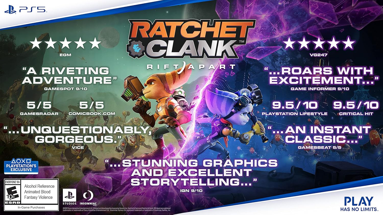 SONY PS5 RATCHET CLANK GAMING CD PPSA01474 - Image 2