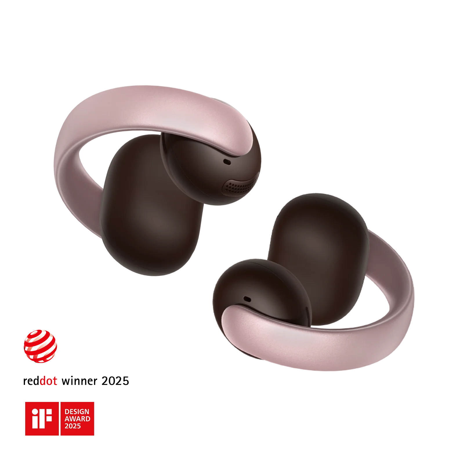 ANKER SOUNDCORE AEROCLIP OPEN EAR CLIP ON EARBUDS PINK A3388H51 - Image 6