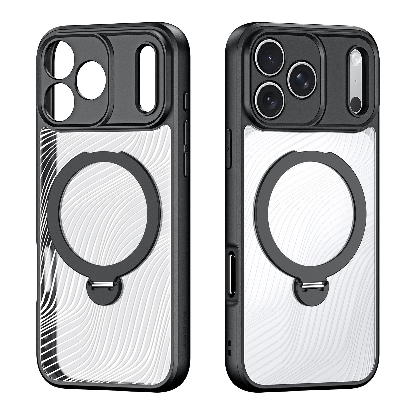 DUX DUCIS IPHONE 17 PRO MAX AIMO MAG CASE WITH MAGNETIC STAND BLACK AIMO-0381 - Image 2