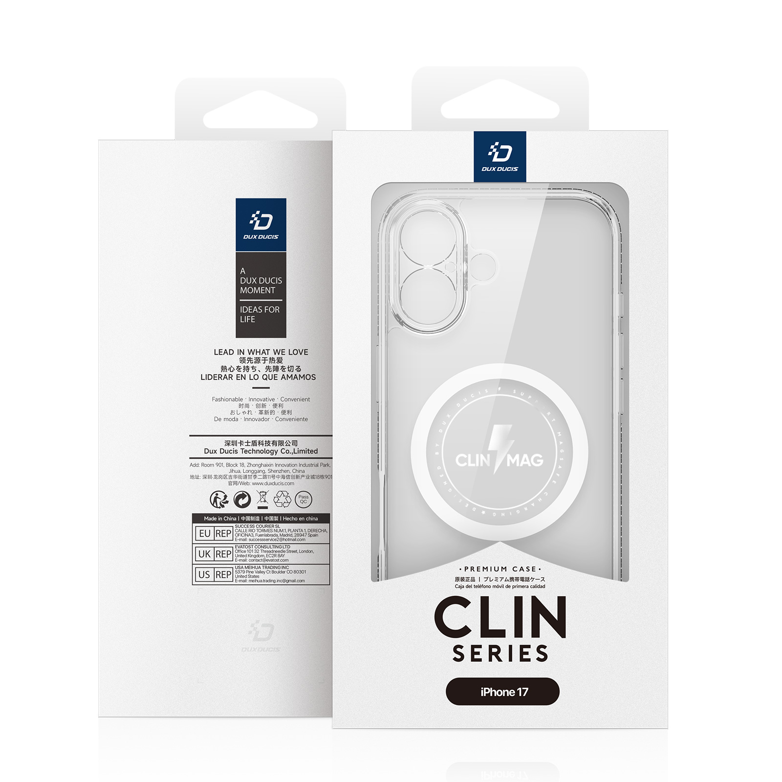 DUX DUCIS IPHONE 17 PRO CLIN MAG CASE CLEAR Clin-00145 - Image 2