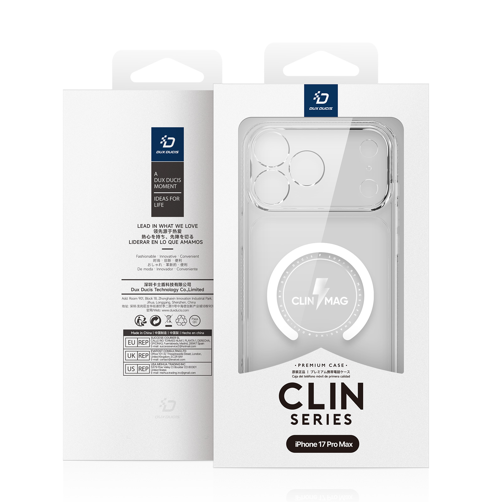 DUX DUCIS IPHONE 17 PRO MAX CLIN MAG CLEAR CASE TRANSPARENT Clin-00146 - Image 12