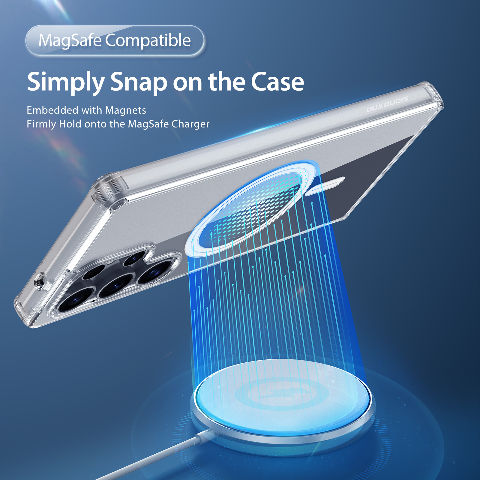 DUXDUCIS SAMSUNG S25 ULTRA CLIN MAG CASE CLEAR CLIN-00131 - Image 4