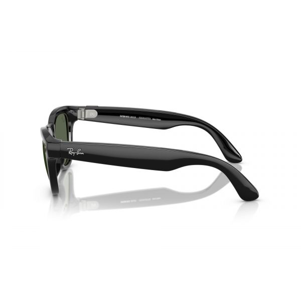 RAYBAN META SKYLER SUNGLASSES F SHINY BLACK L G15 GREEN RW4010 - Image 2