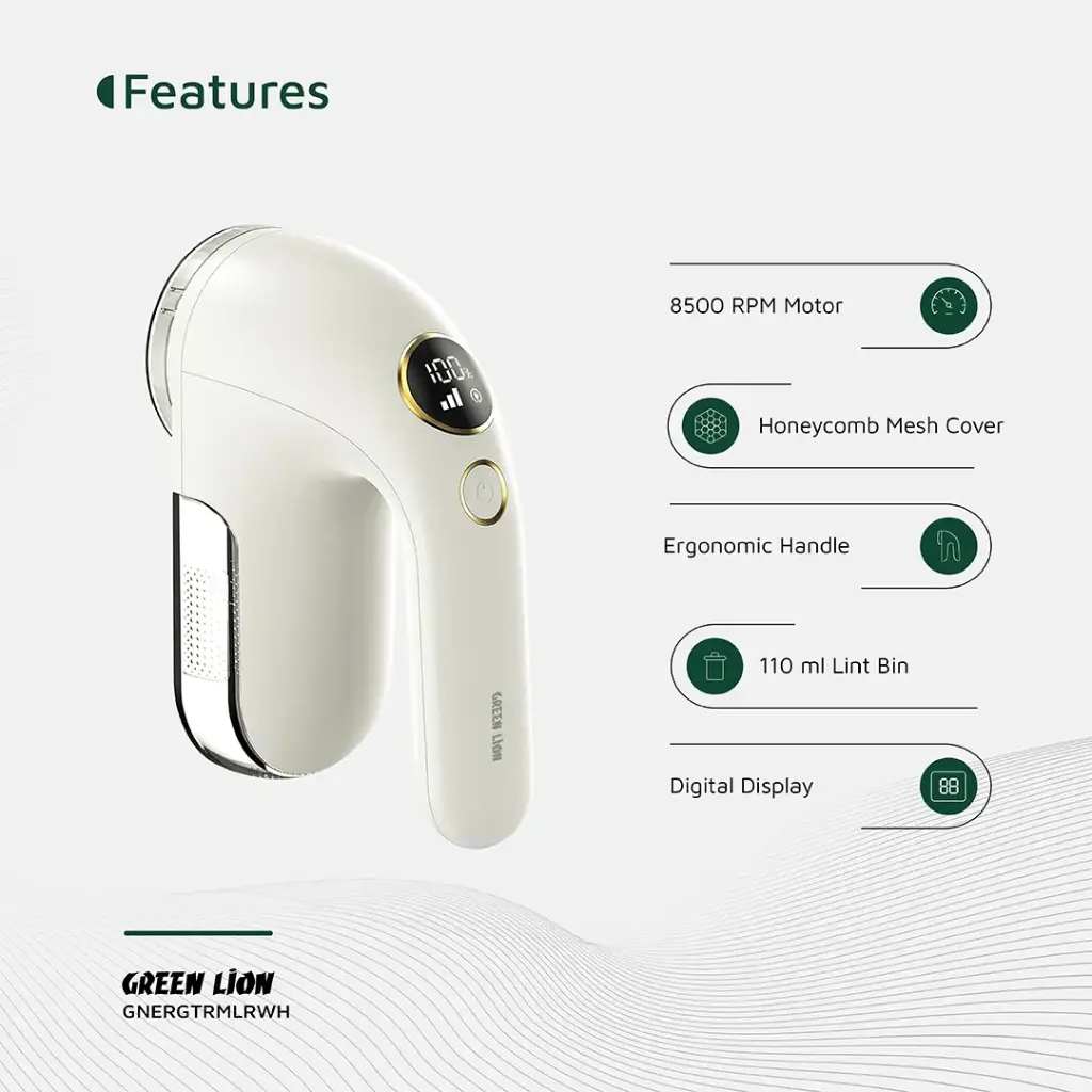GREEN LION ERGOTRIM DIGITAL FABRIC REMOVER WHITE GNERGTRMLRWH - Image 3