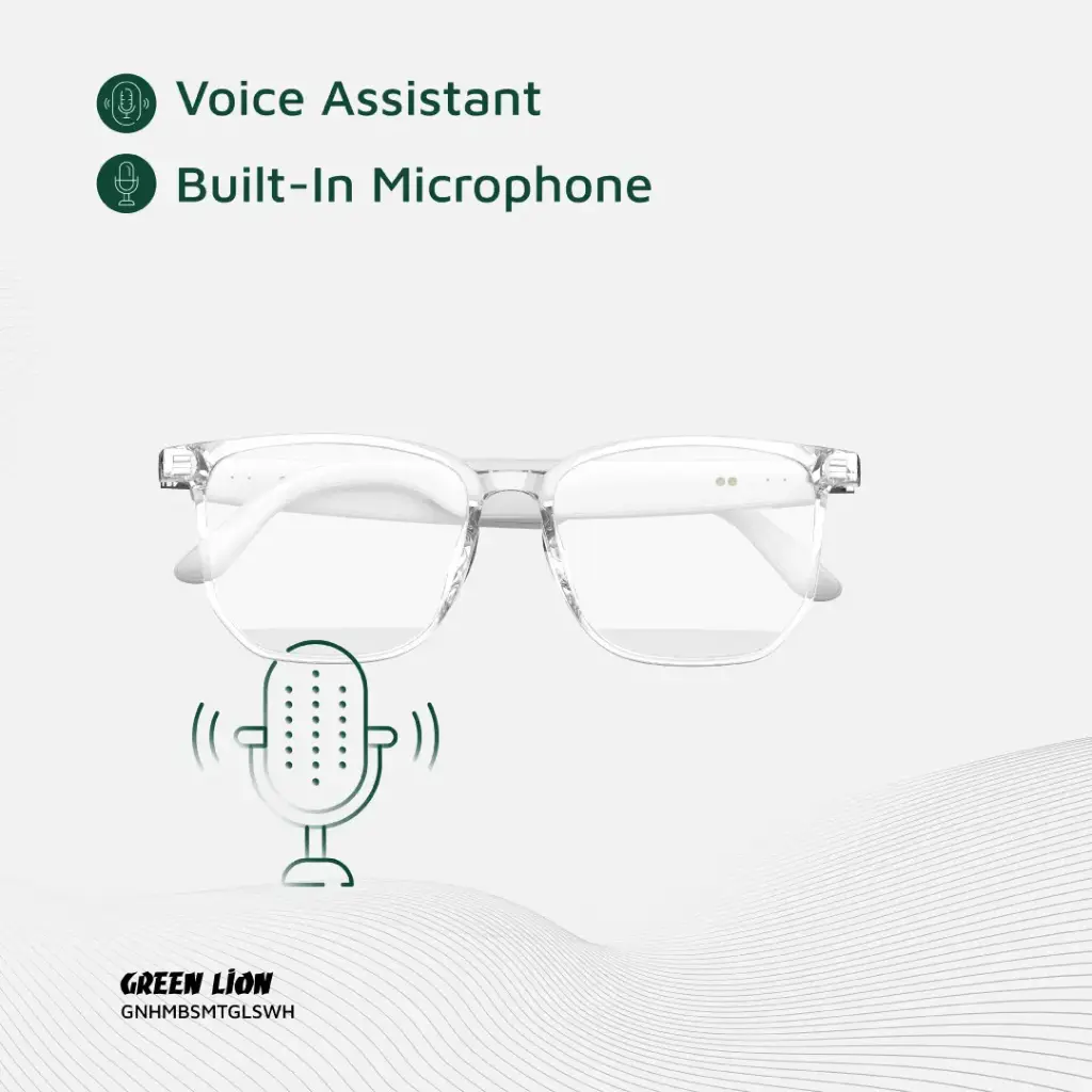 GREEN LION HAMBURG SMART GLASSES WHITE GNHMBSMTGLSWH - Image 6