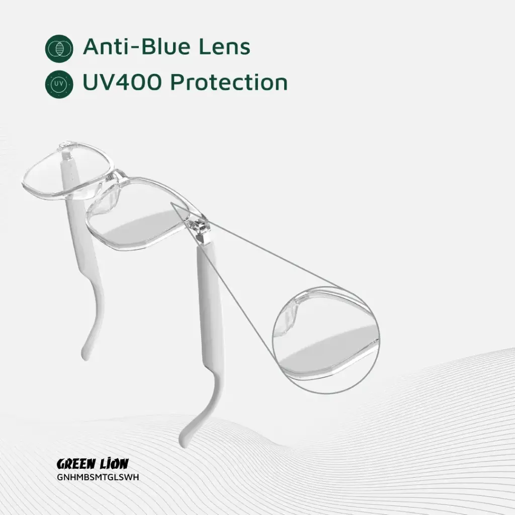 GREEN LION HAMBURG SMART GLASSES WHITE GNHMBSMTGLSWH - Image 3