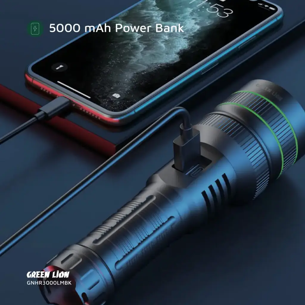 GREEN LION HYPER RAY PRO 3000LM BLACK GNHR3000LMBK - Image 7