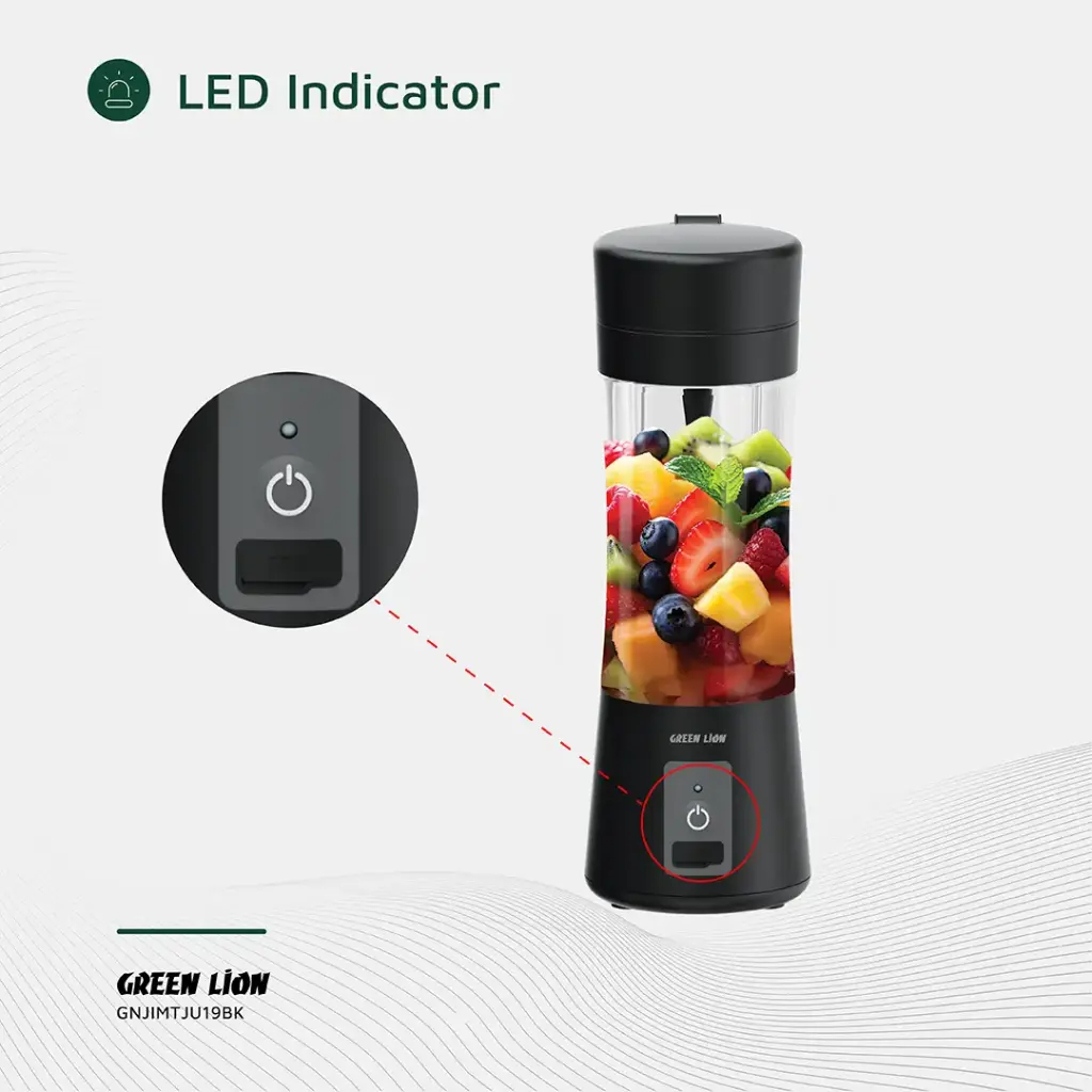 GREEN LION JUICE MATE PORTABLE JUICER 380ML WHITE GNJIMTJU19WH - Image 6
