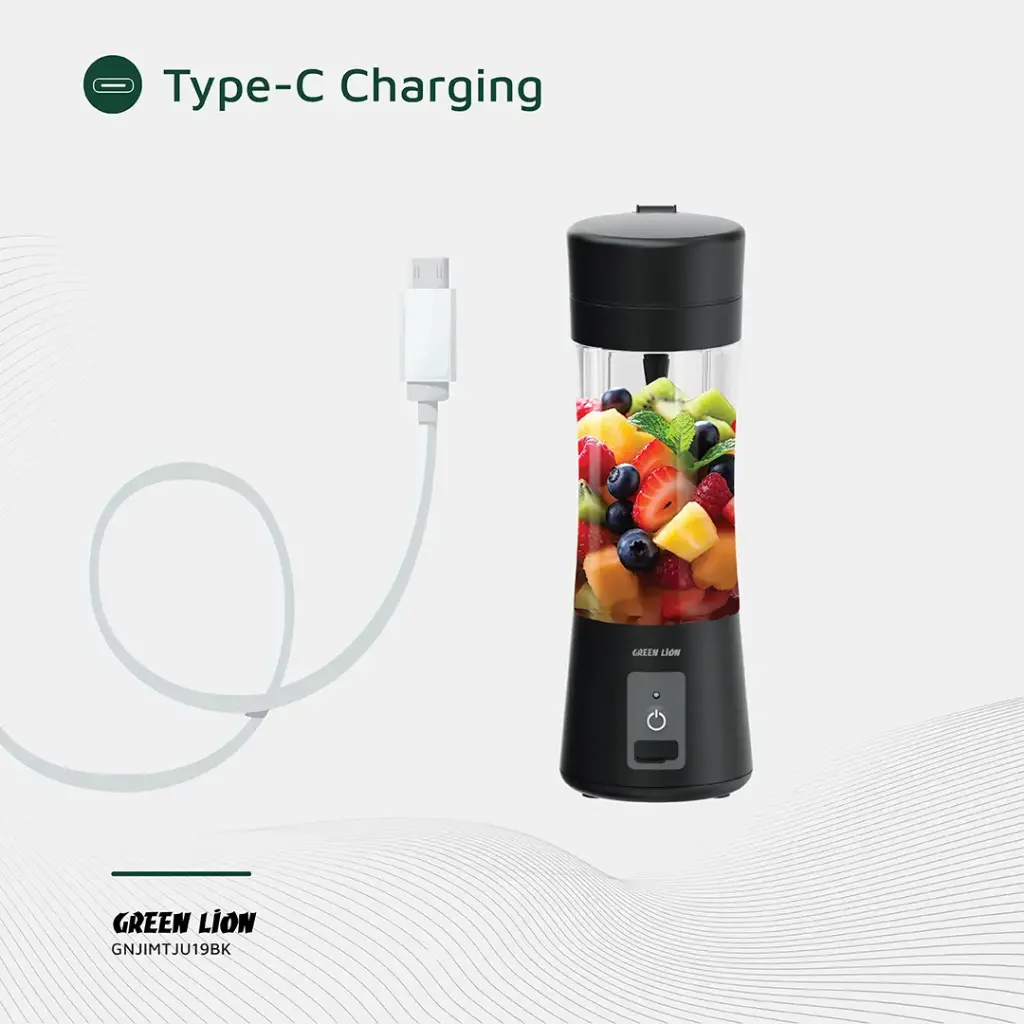 GREEN LION JUICE MATE PORTABLE JUICER 380ML WHITE GNJIMTJU19WH - Image 7