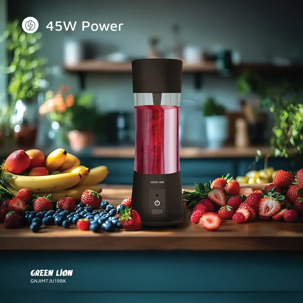 GREEN LION JUICE MATE PORTABLE JUICER 380ML BLACK GNJIMTJU19BK - Image 8