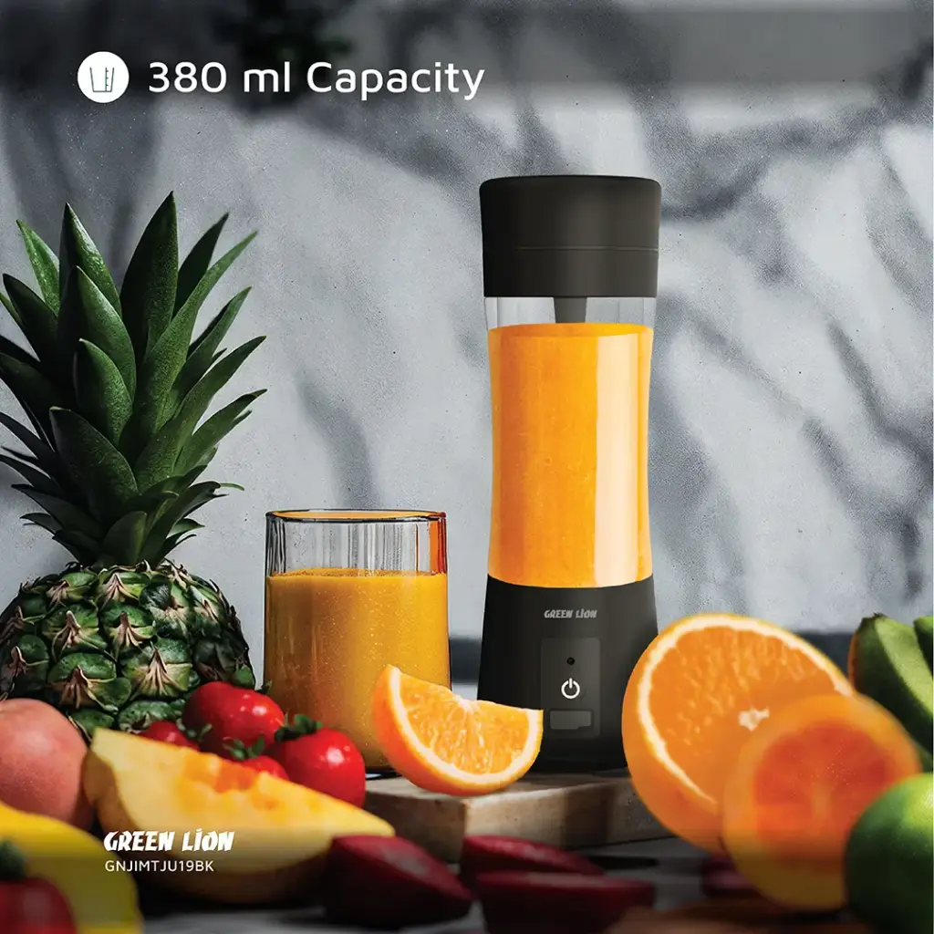 GREEN LION JUICE MATE PORTABLE JUICER 380ML WHITE GNJIMTJU19WH - Image 4