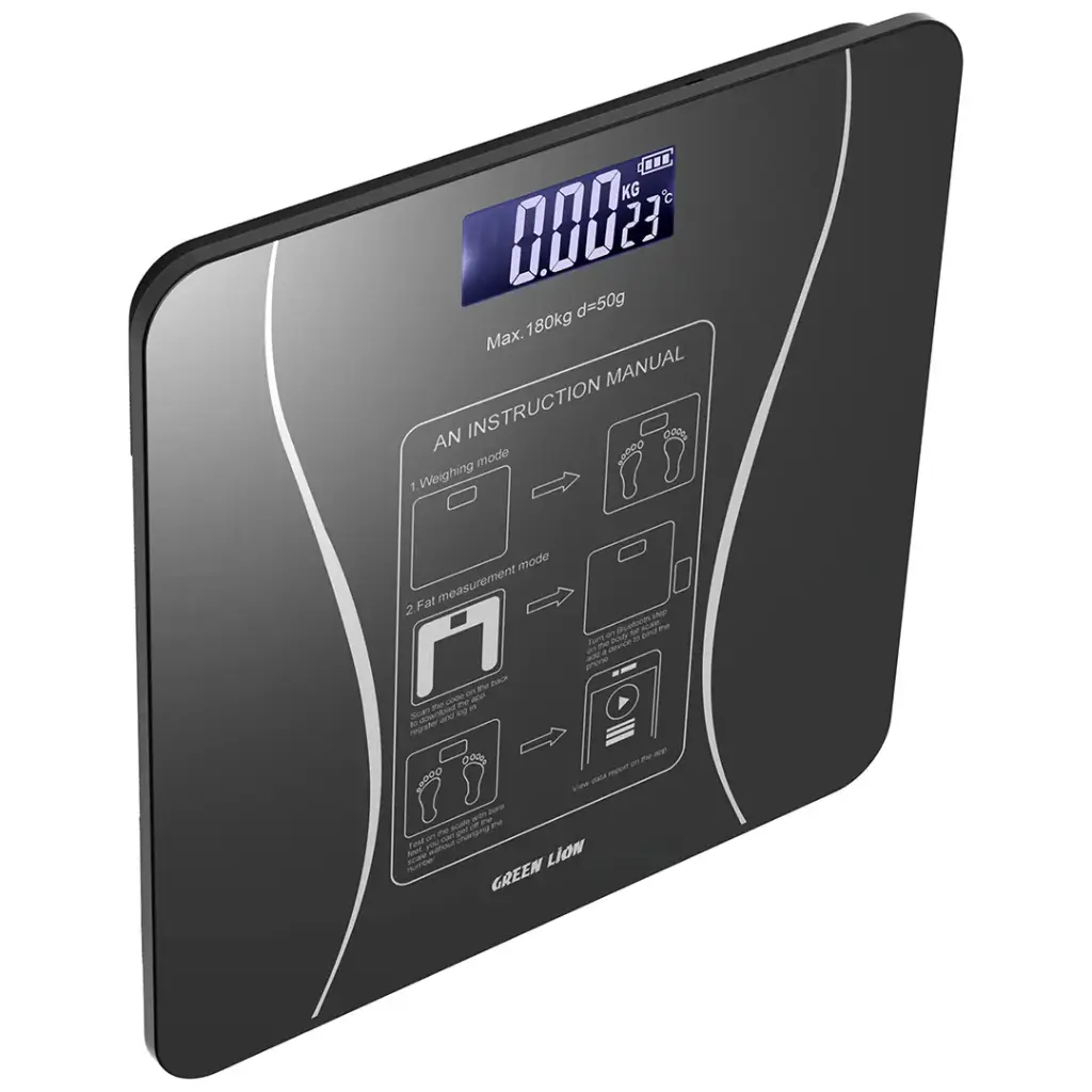 GREEN LION SMART BODY SCALE LITE BLACK GNSBSCLLTEBK - Image 2