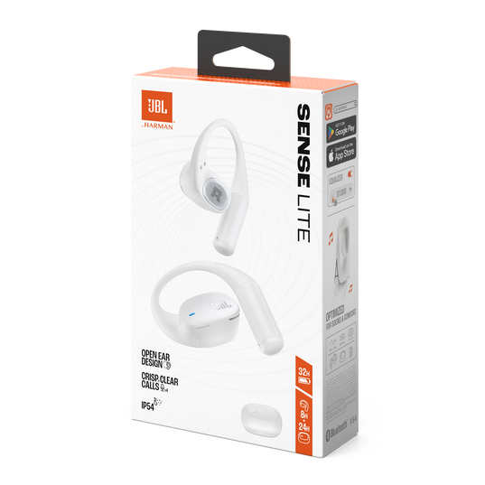 JBL SENSE LITE TRUE WIRELESS IN EAR HEADPHONES WHITE - Image 6
