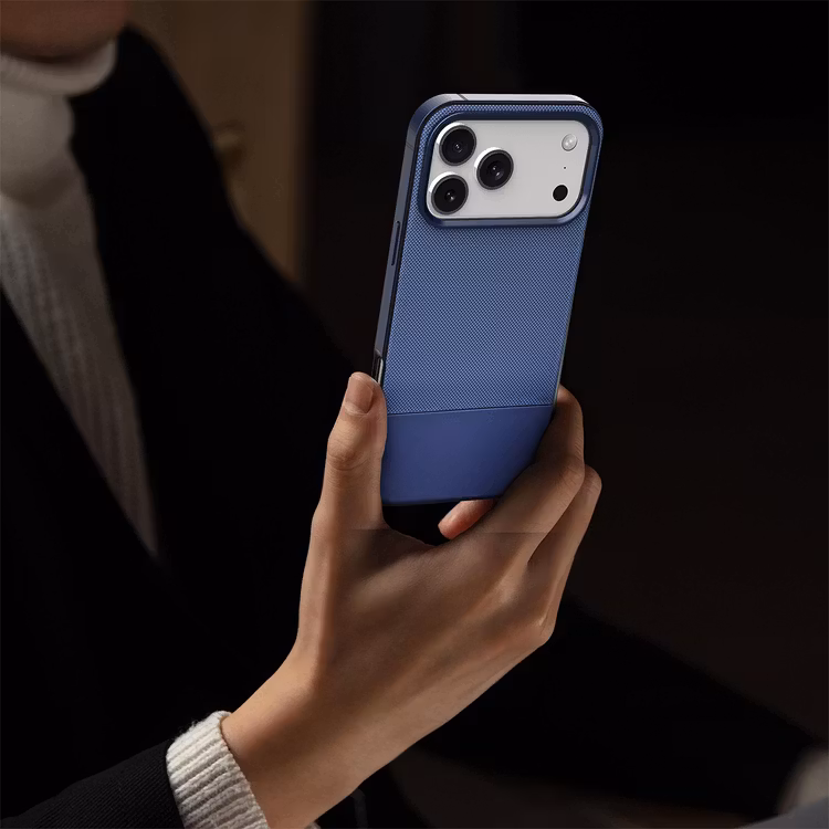 LEVELO IPHONE 17 PRO LEVELO CUIR CASE MIDNIGHT BLUE LVLCUIR17PMNBL - Image 5