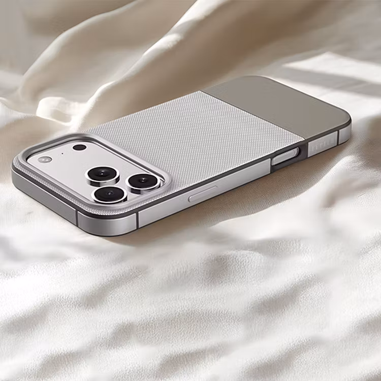 LEVELO IPHONE 17 PRO MAX LEVELO CUIR CASE SILVER STONE LVLCUIR17PMSLST - Image 9