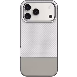 LEVELO IPHONE 17 PRO MAX LEVELO CUIR CASE SILVER STONE LVLCUIR17PMSLST