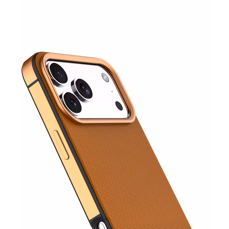 LEVELO IPHONE 17 PRO LEVELO CUIR CASE SUNRISE ORANGE LVLCUIR17PSORG - Image 10